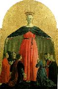 madonna della misericordia, central panel of the polyptych of the misericordia Piero della Francesca